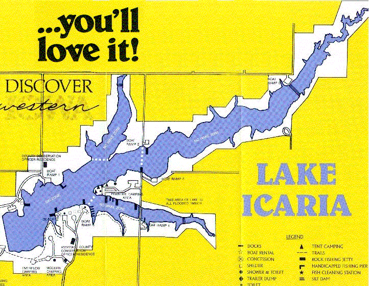 Lake Icaria Map