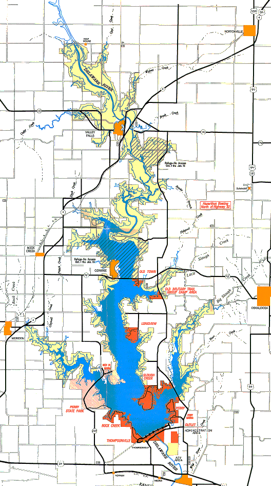 Perry Lake Map