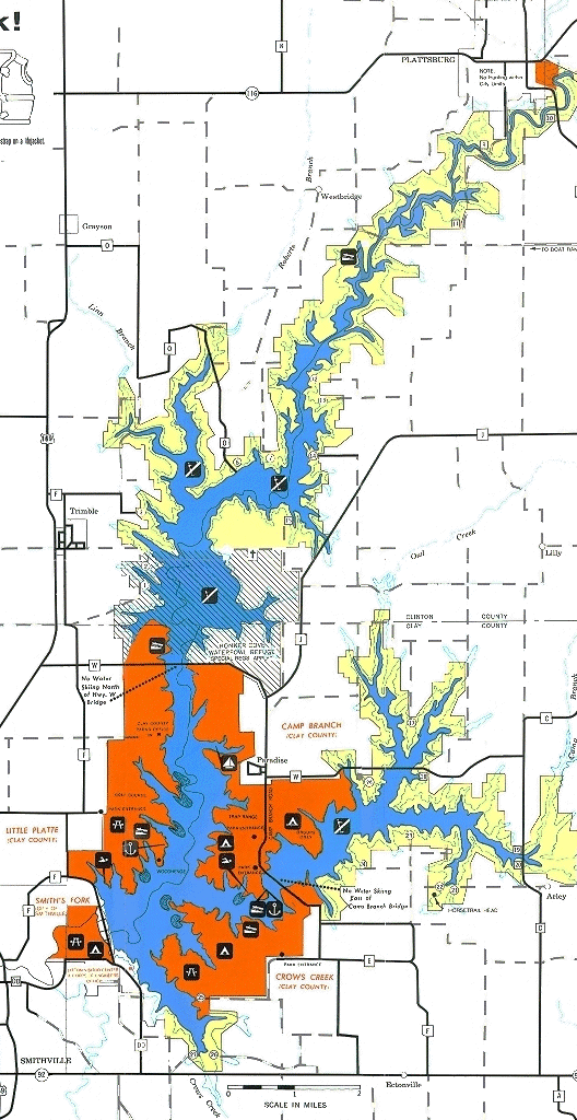 Smithville Lake Map