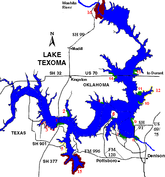 Texoma map